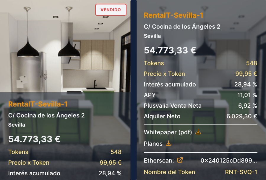 Vendido el primer piso tokenizado de Sevilla en 20 horas